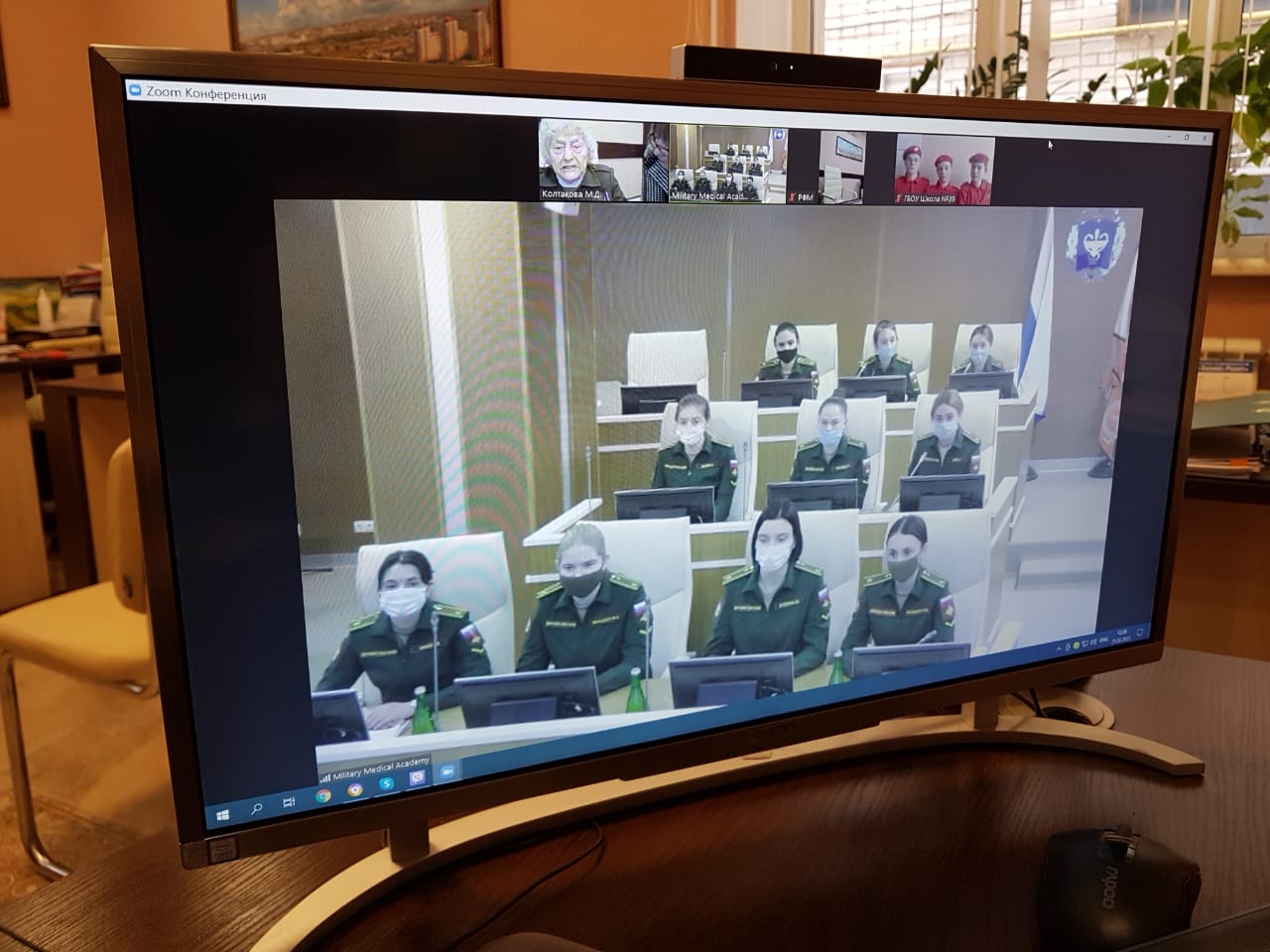 Конференция с курсантами Военно-медицинской академии г.Санкт-Петербурга